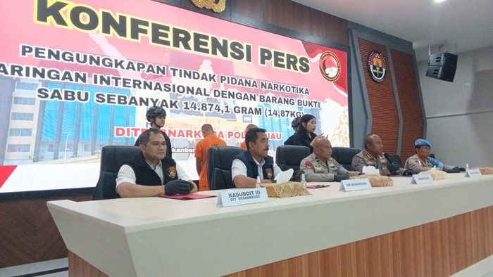 Polda Riau Bongkar 14,87 Kg Sabu di Kampar